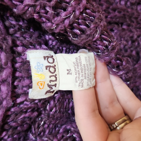 Mudd Purple Sweater - Picture 3 of 4